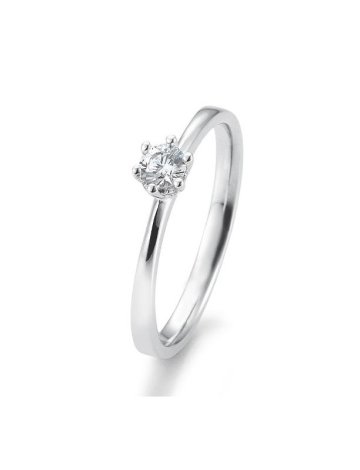 SOLITAIRE 14k gullhringur 0,20ct demantur