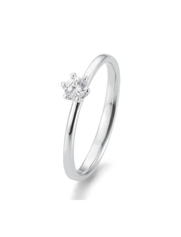 SOLITAIRE 14k gullhringur 0,15ct demantur