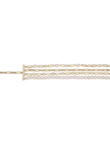 Vera Design - Steinar og perlur armband