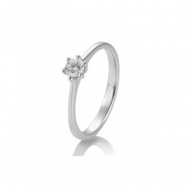 SOLITAIRE 14k gullhringur 0,25ct demantur