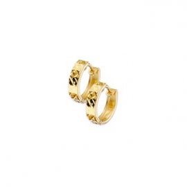 Gulleyrnalokkar 14k 4x14,5mm